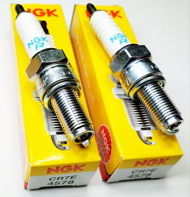 2 Ngk Cr7e Spark Plug For Kawasaki Brute Force 650 750 Teryx 750