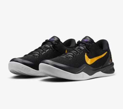 Nike Kobe 8 VIII Protro Black Court Purple University Gold HF9550
