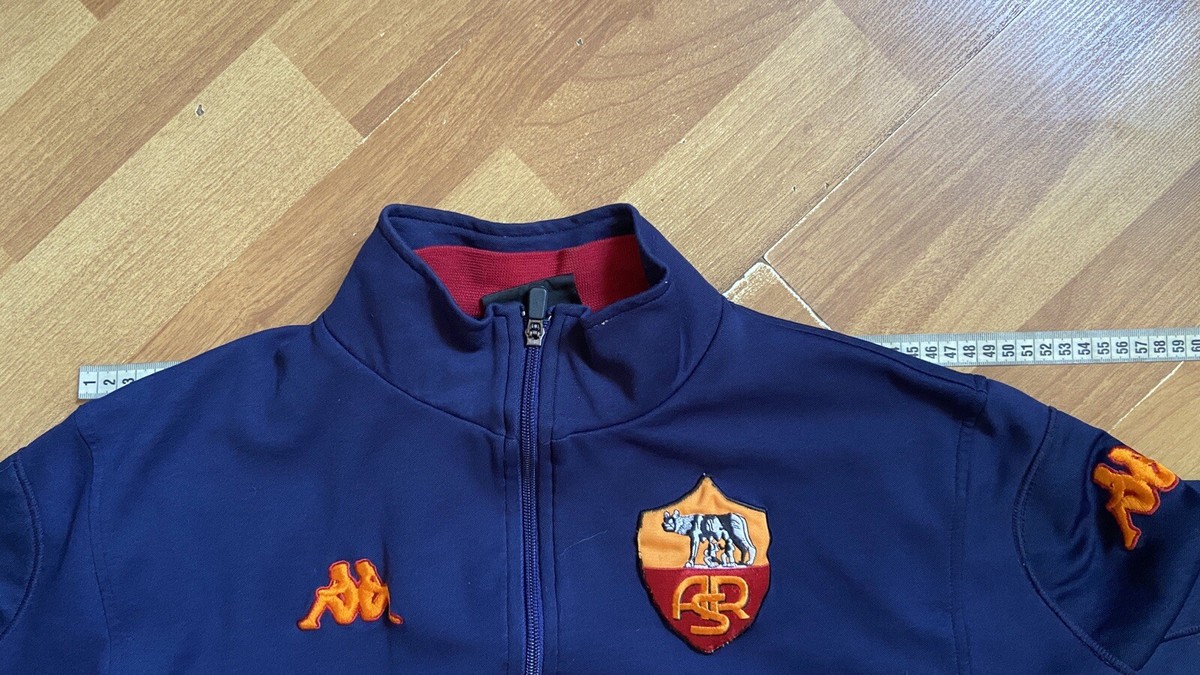AS ROMA 2000 2001 FOOTBAL SOCCER TRACK JACKET KAPPA sz M MEN | eBay
