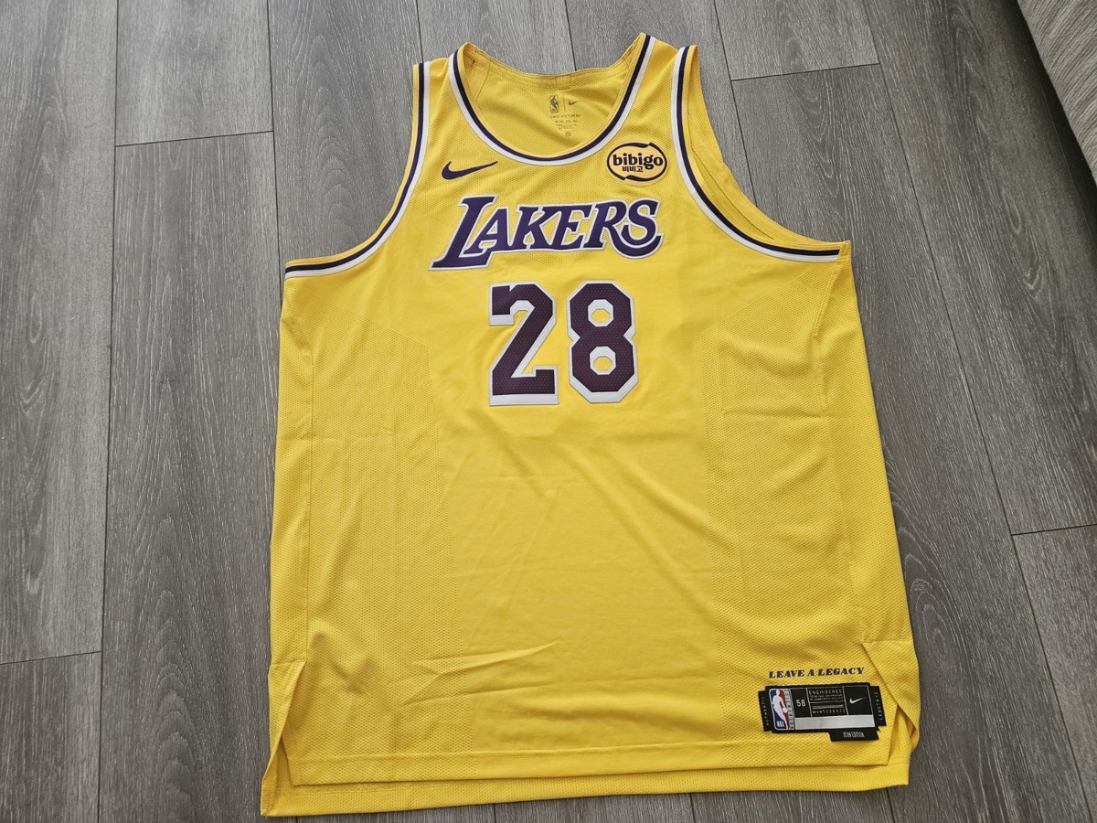Nike Authentic Rui Hachimura 2024-25 Lakers Icon Edition Jersey 58
