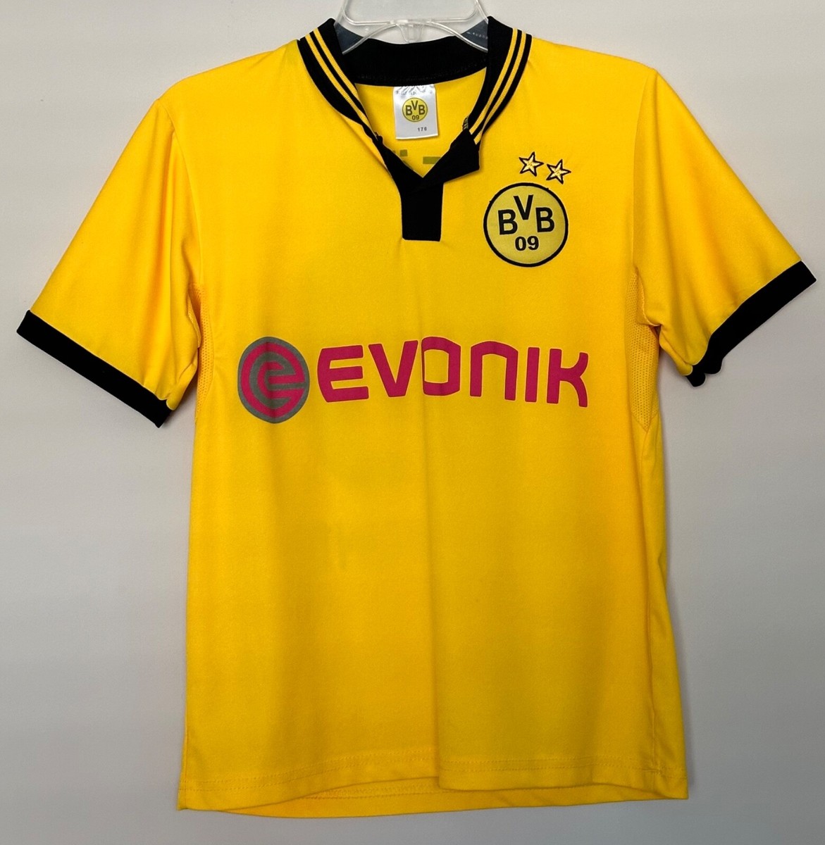 M Gotze #10 Dortmund BVB 09 Soccer Jersey Boy's Size Large Evonik