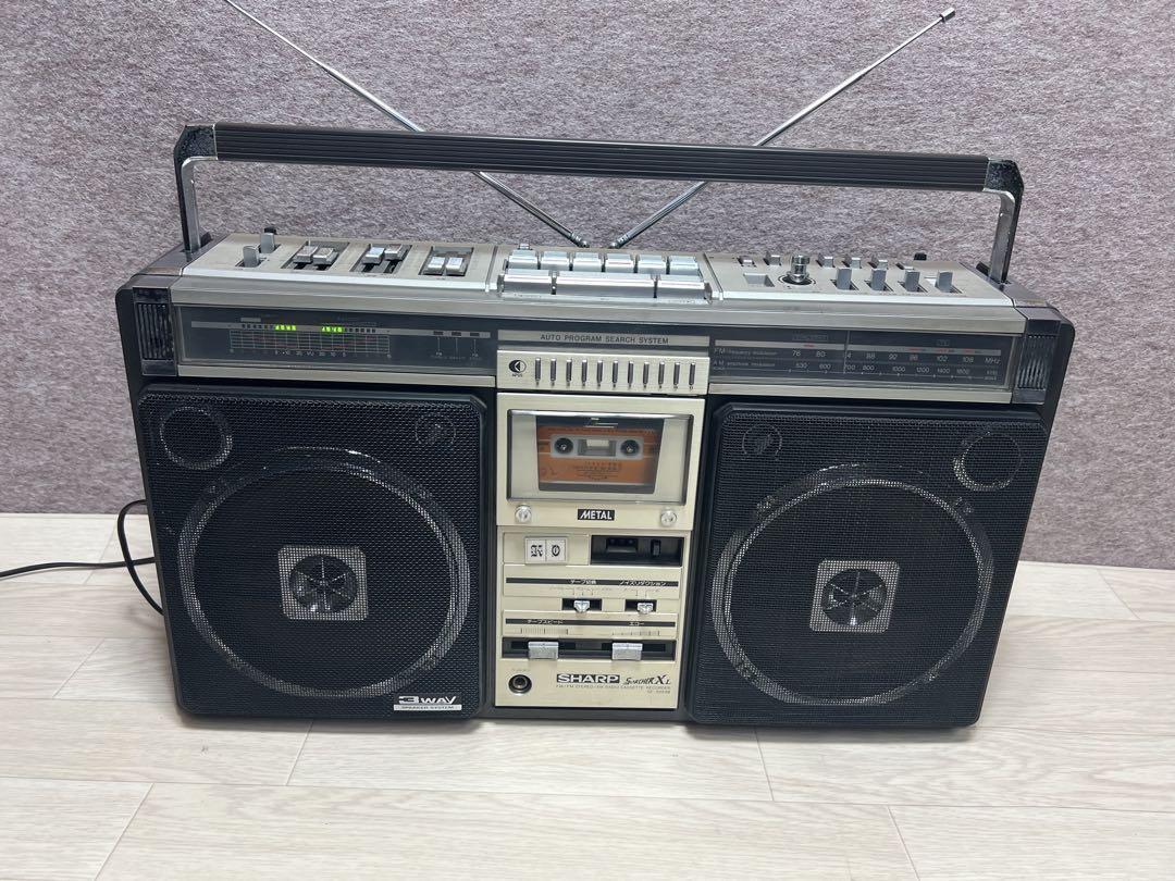 レアSHARP シャープ SHARP 大型ラジカセ GF-535 THE SEARCHER-XL