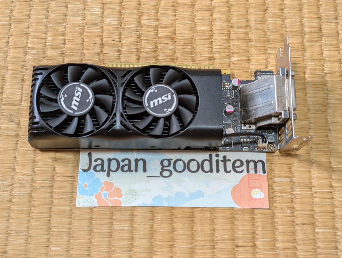 MSI GeForce GTX 1050 Ti 4GT LP 4GB GDDR5 Low Profile Graphics Card