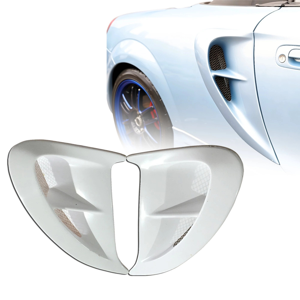 ModeloDrive FRP AFLU Side Vents MRS for MR2 Spyder Toyota 00-05