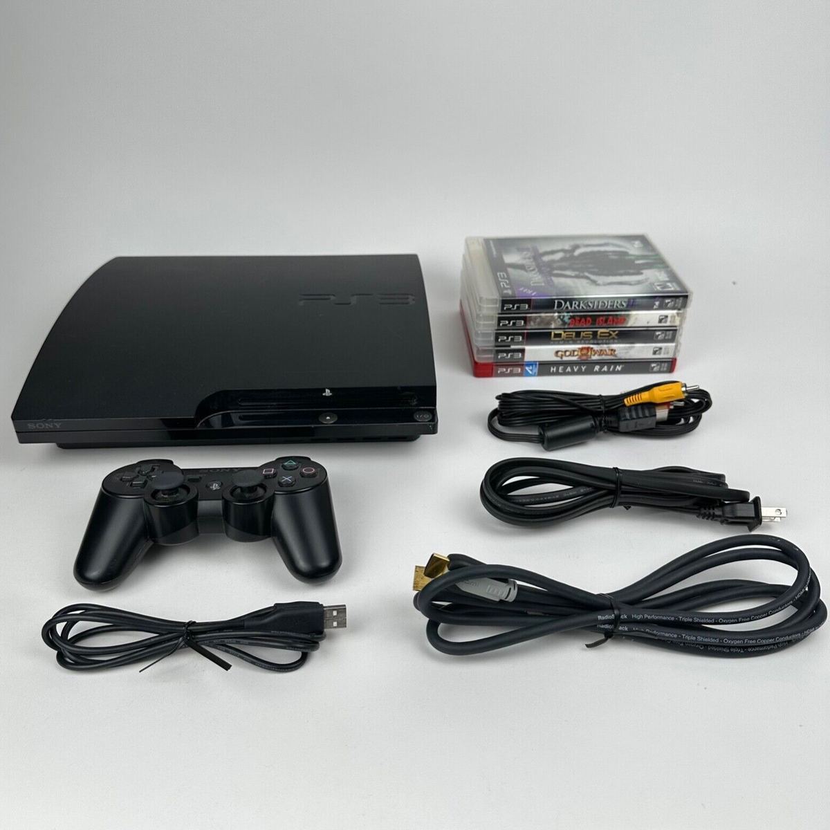 Sony PlayStation 3 Slim Launch Edition 120 GB - Charcoal Black