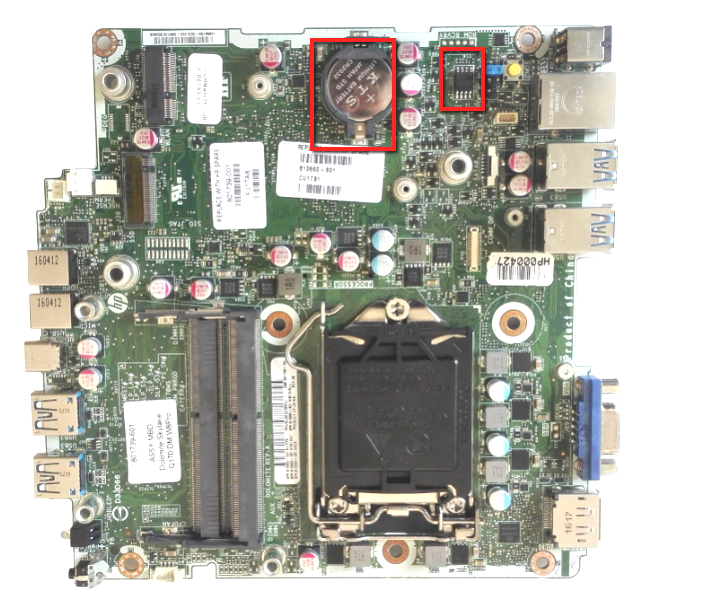 Bios chip's for HP EliteDesk 800 35W G2 Desktop Mini PC, For MB