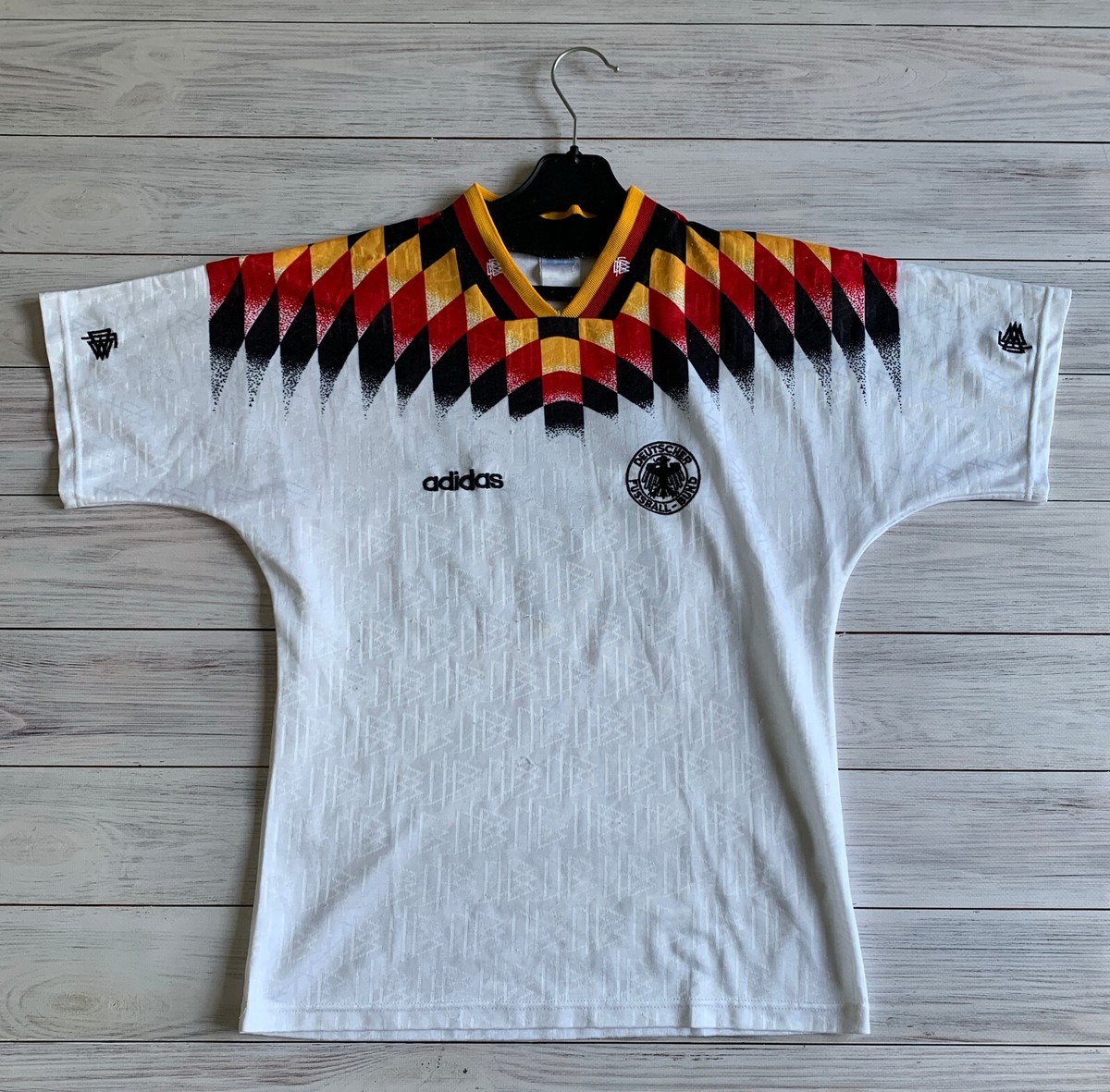 Germany 1994 - 1996 Home football shirt jersey Adidas size XS #18