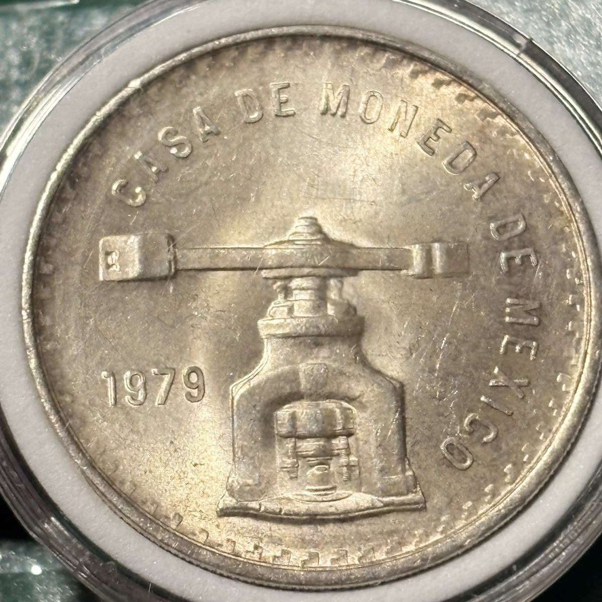 1979 Mexico Peso 1 Oz Onza Plata Pura Silver Coin - Casa De Moneda