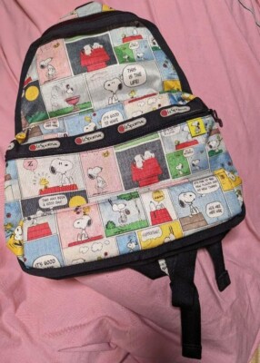 Lesportsac x Peanuts Snoopy Voyager Backpack Large Size Drawstring