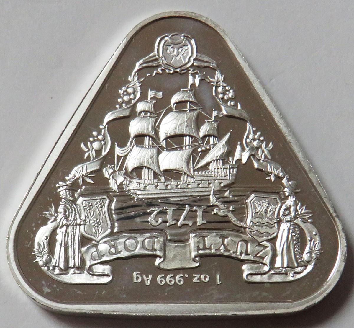 2020 AUSTRALIA 1 oz ZUYT DORP 1712 SHIPWRECK TRIANGLE PROOF COIN