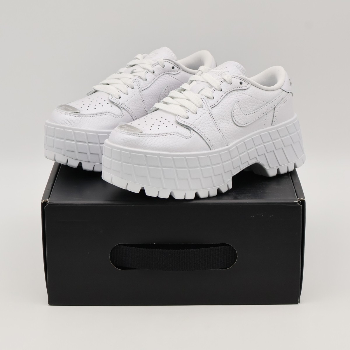 HF3184-100 Nike Air Jordan 1 Brooklyn Low White (Women's) | eBay