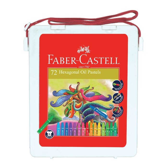 72 x Faber Castell Hexagonal Oil Pastels Set Oil Pastel Crayon
