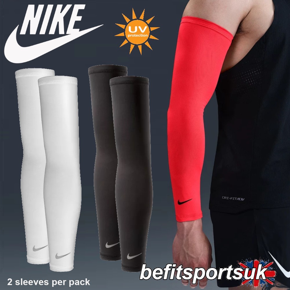 NIKE ARM SLEEVES Dri-FIT COMPRESSION RUNNING CYCLING BASKETBALL