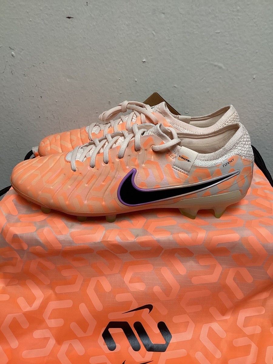 NIKE TIEMPO LEGEND 10 ELITE WC FG GUAVA ICE/BLACK SOCCER CLEATS SZ