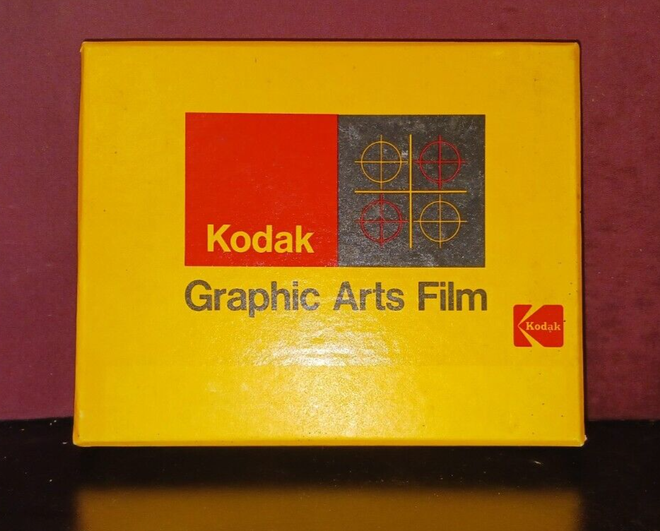 Kodak 2568 Kodalith 153 4254 Estar Pan Film 4x5