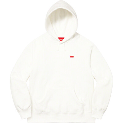 Supreme White Box Logo Hooded Sweatshirt Hoodie Pullover Brand New