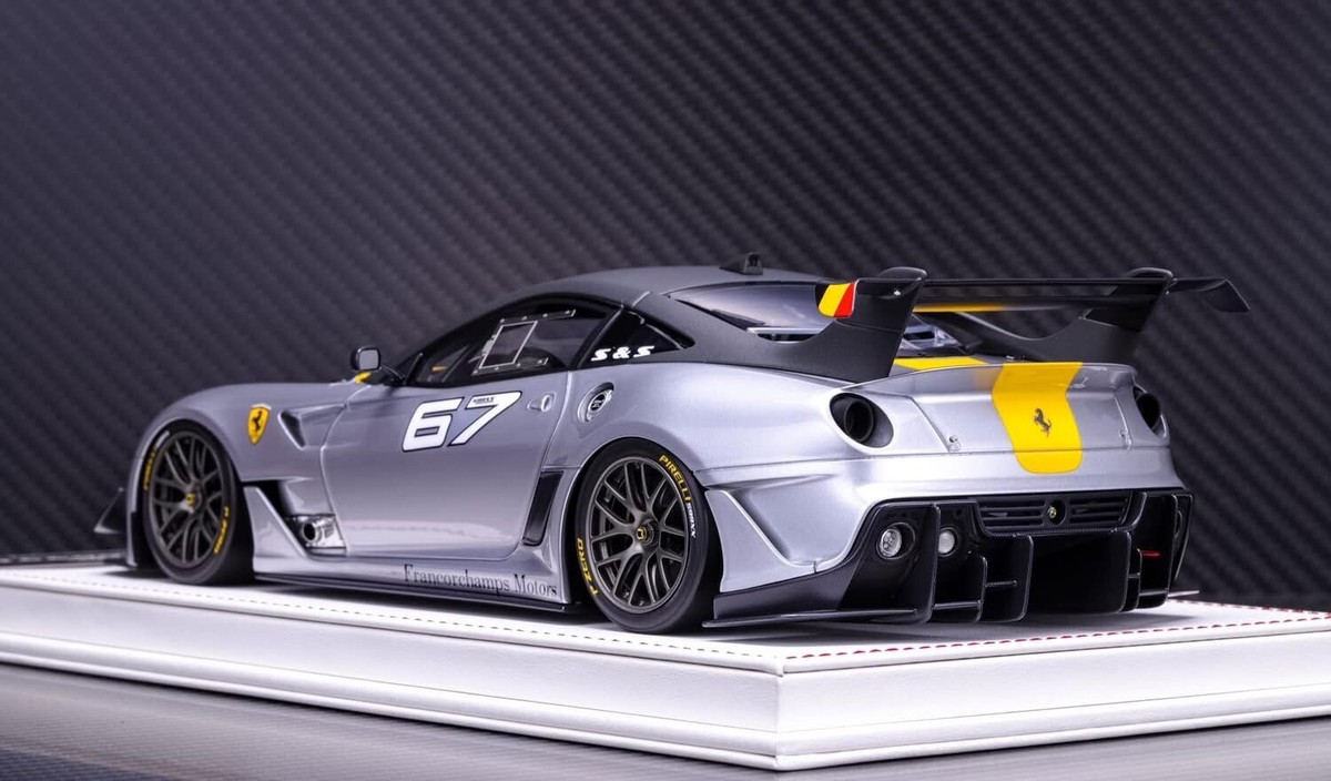 Ferrari 599XX EVO (Silver/Yellow 67, France) [Davis & Giovanni] 1