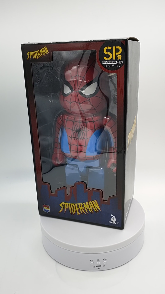 MEDICOM TOY BE@RBRICK Bearbrick Spider Man 400% Spiderman Toy | eBay