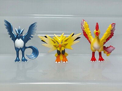 Articuno Zapdos Moltres Pokemon Monster Collection Figure Tomy H06