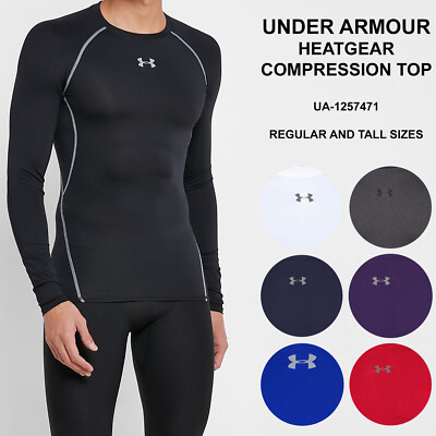 Under Armour UA Mens HeatGear Compression Shirt Regular and Tall