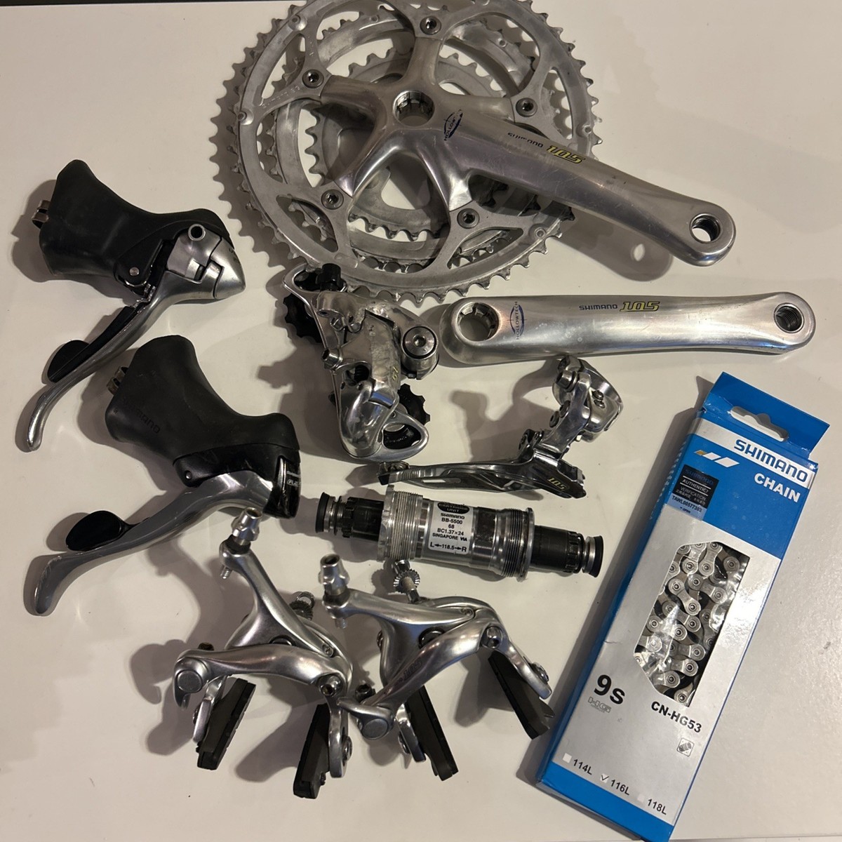 Shimano 105 /Ultegra 9 Speed Groupset 5500 | eBay