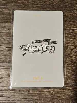 Seventeen Follow Again To Incheon Official Trading Card SVT KPOP