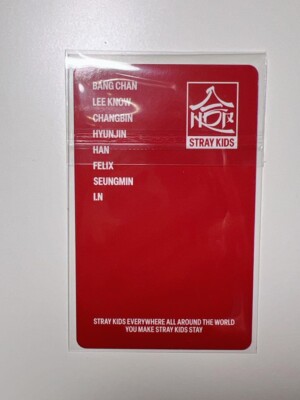 SKZ Stray Kids HAN HOP JYP SHOP Photocard PC Photo card Straykids
