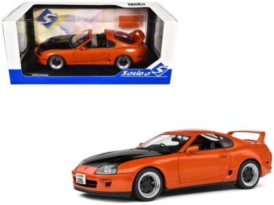 Solido 1993 Toyota Supra MK4 (A80) RHD Orange 1/18 Diecast Model
