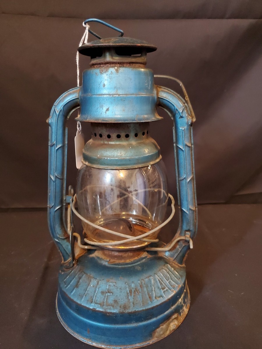 Dietz Little Wizard Oil Lantern Blue/Vintage/NY USA/ 11