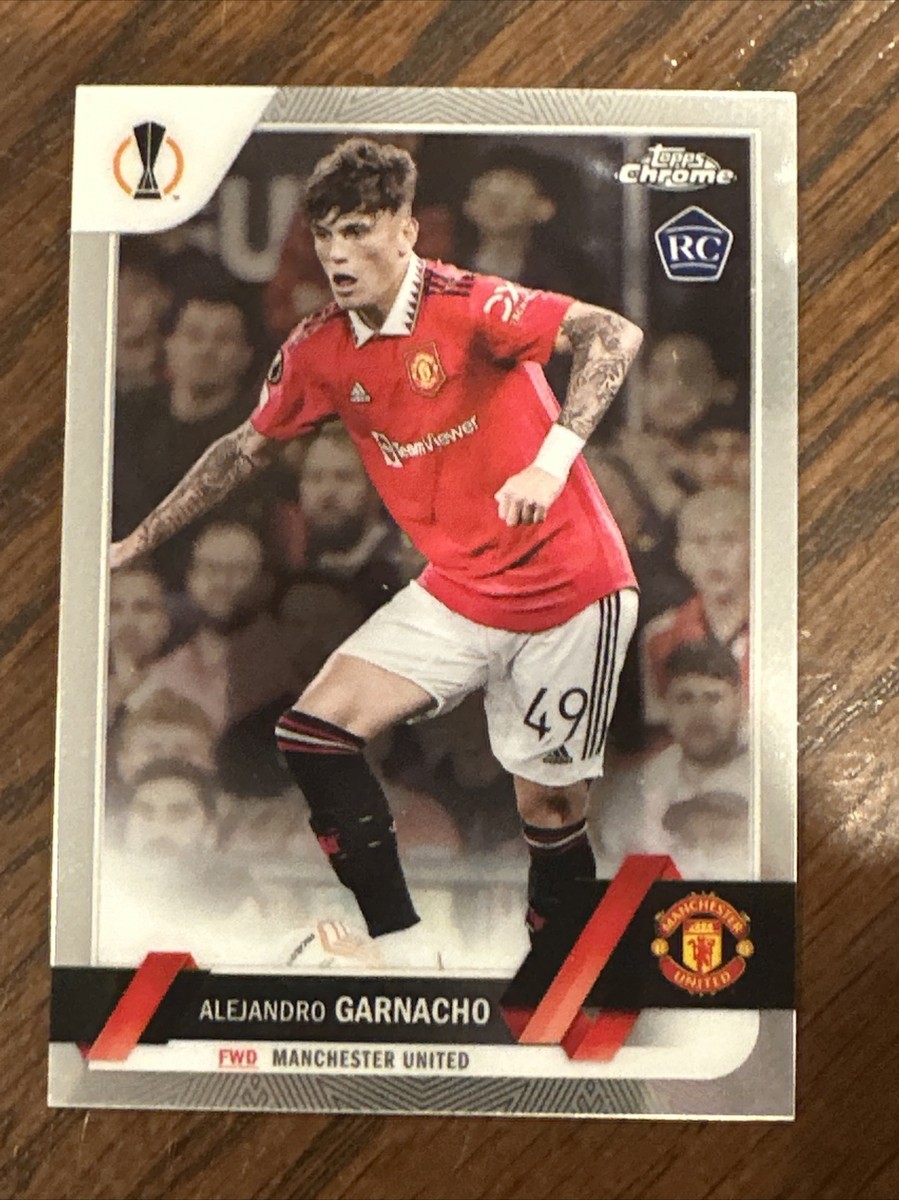 2023 Topps Chrome Garnacho RC Auto