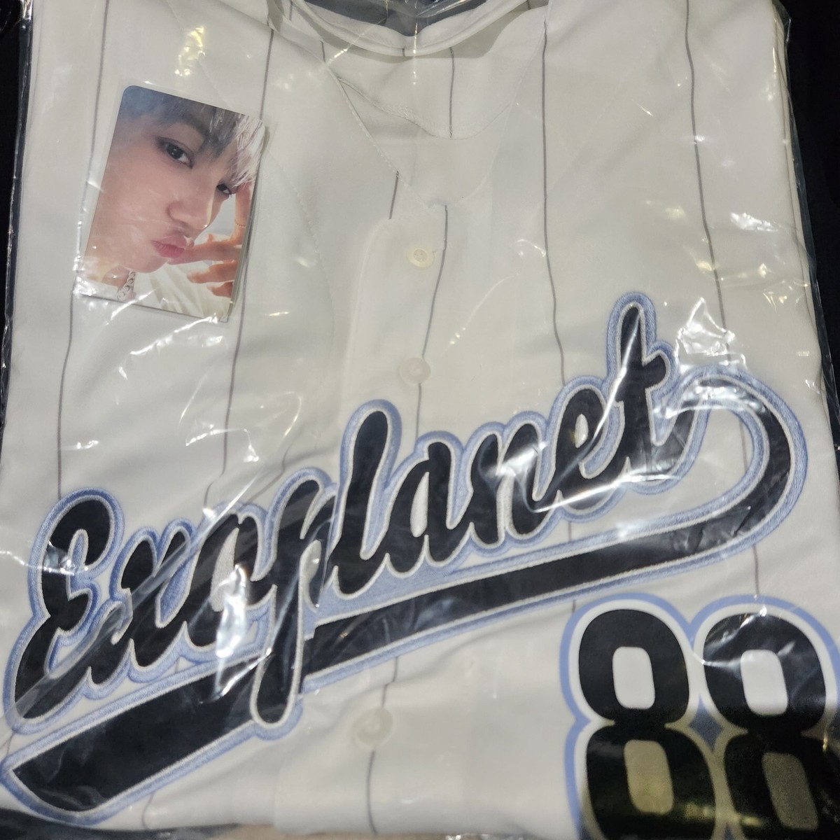 EXO BASEBALL UNIFORM VER2 B EXIST EXOcial Club Cream Soda POPUP