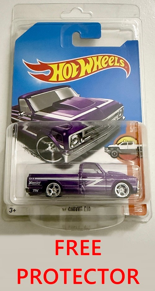 HOT WHEELS 2017 SUPER TREASURE HUNT '67 CHEVY C10 w/ Protector STH