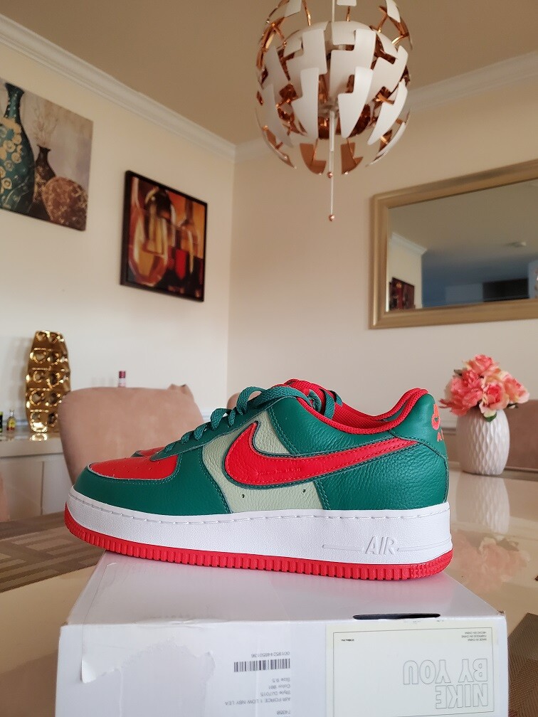 Nike Air Force 1 AF1 One Miami Dolphins Christmas DJ715 991 Men Sz