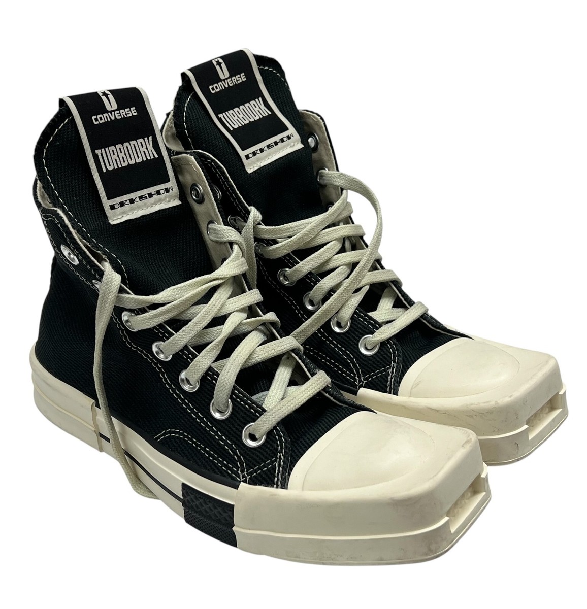 Converse Rick Owens x DRKSHDW DRKSTAR Chuck 70 High Black Size 4.5