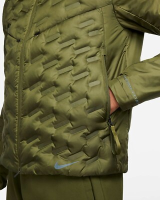 MENS NIKE THERMA-FIT ADV REPEL DOWN FILL RUNNING JACKET SIZE S