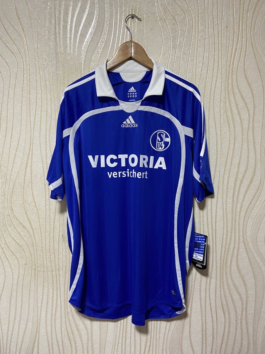 SCHALKE 2006 2007 HOME FOOTBALL SHIRT SOCCER JERSEY ADIDAS 055419