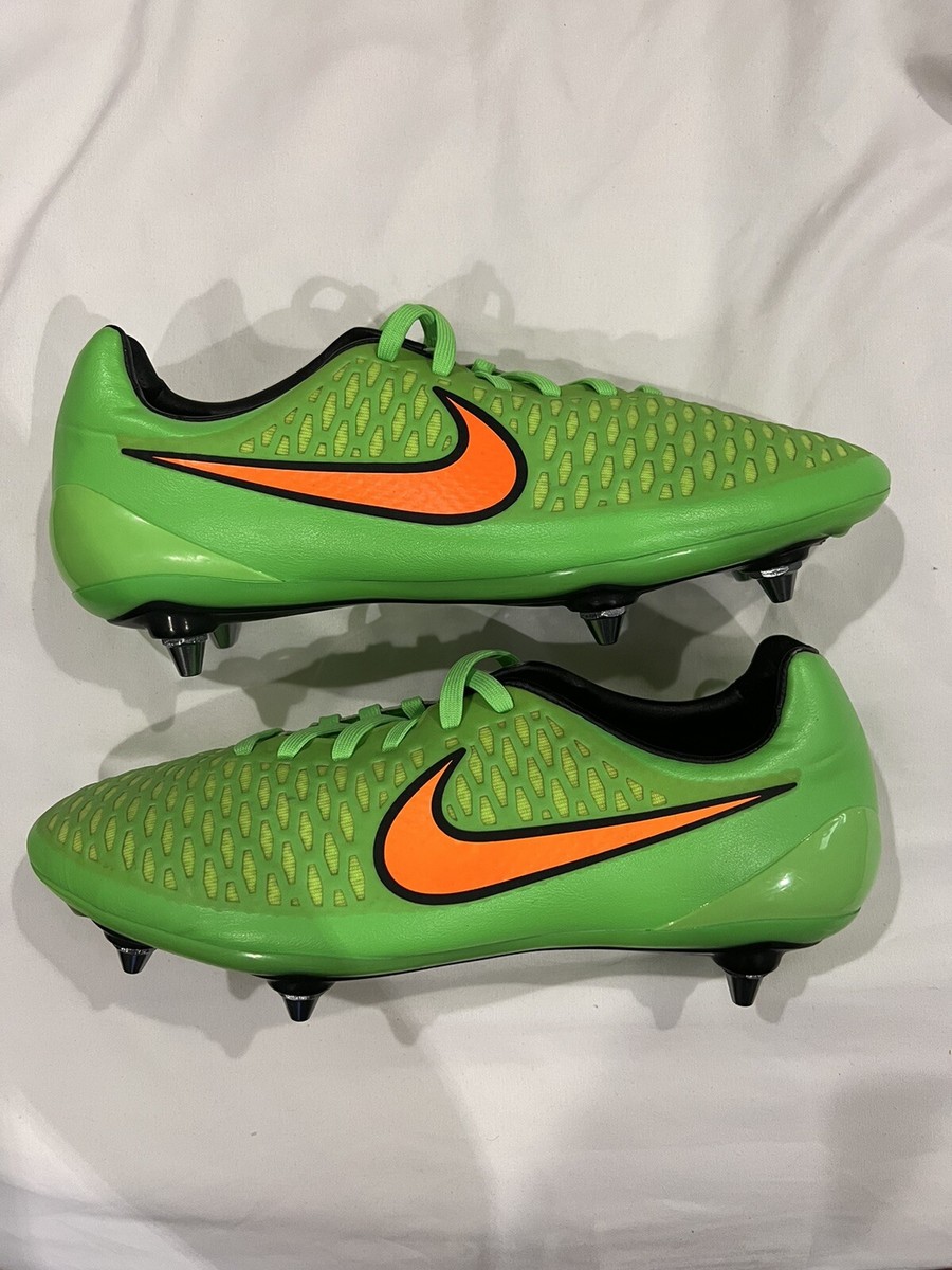 Nike Magista Opus 1 SG 649232-381. Size 7.5 Green/Orange Soccer