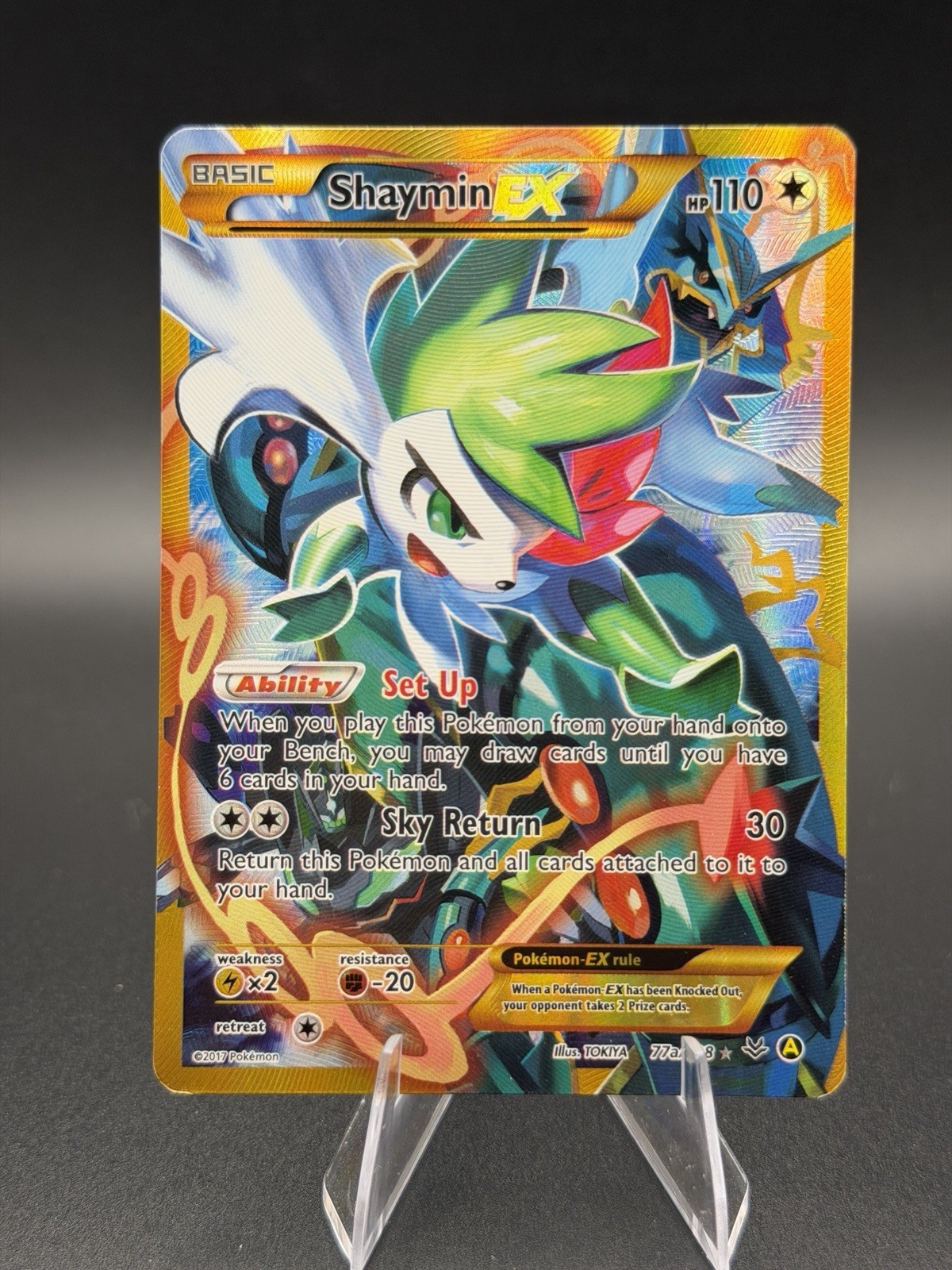 Shaymin ex 2015 XY: Roaring Skies #77a/108 Promo (Alternate Art