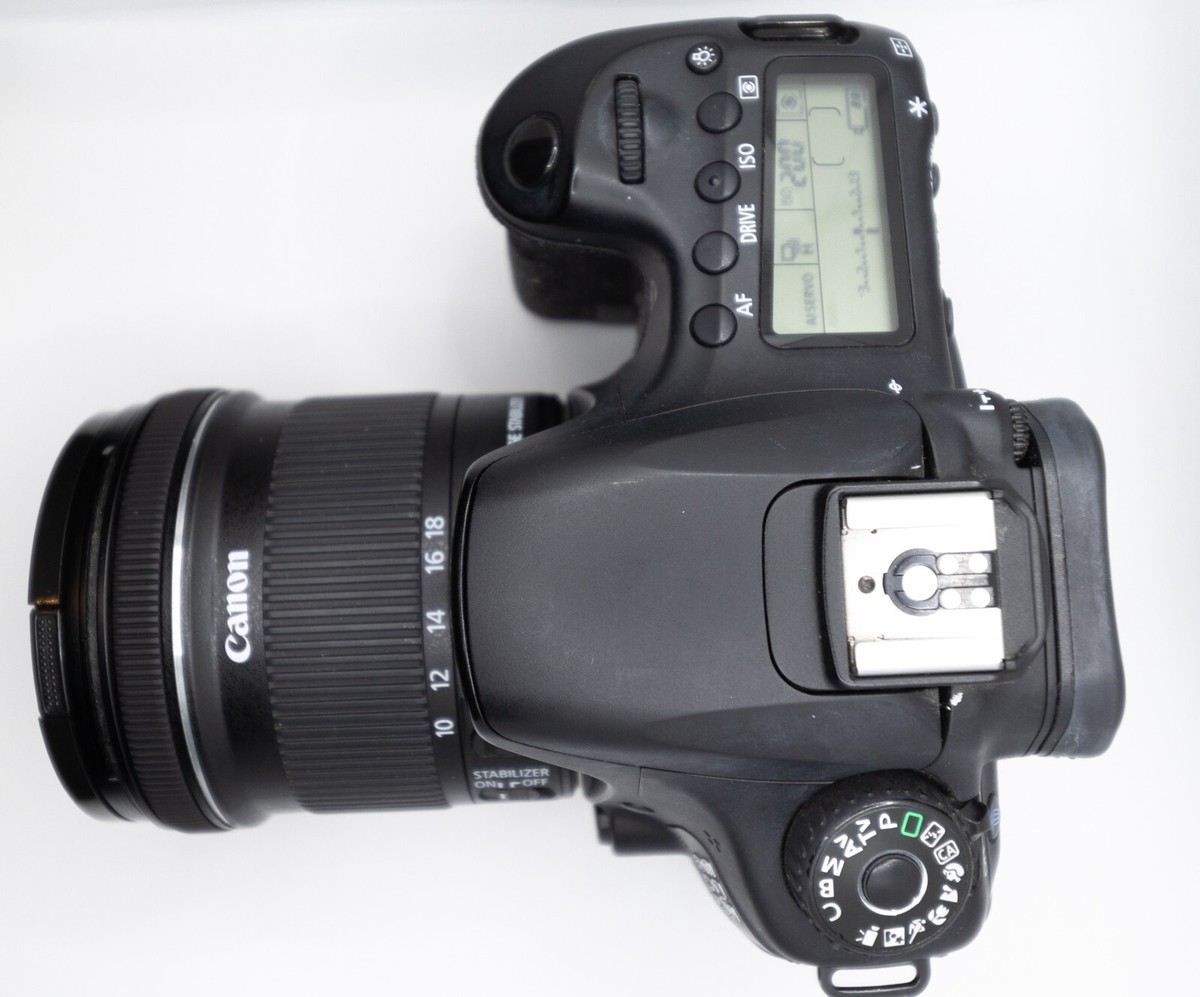 Canon EOS 60D 18.0MP Digital SLR Camera + Three Lenses - Shutter