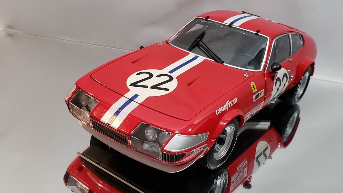 1/18 KYOSHO FERRARI 365 GTB4 DAYTONA COMPETIZIONE RACE CAR RARE