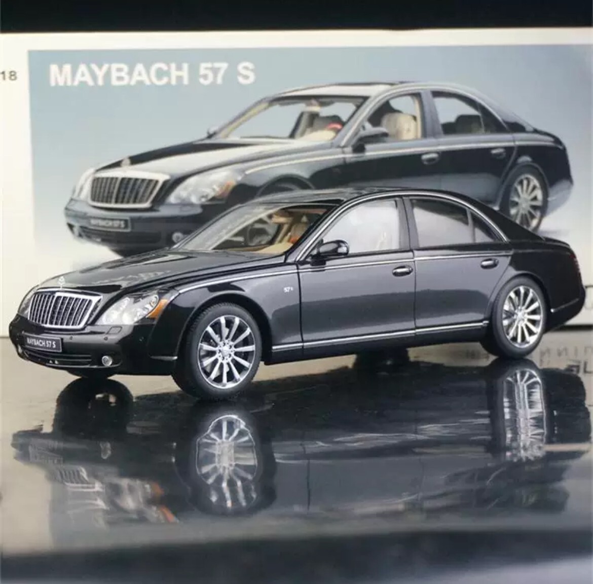 SUPER RARE* 1/18 Autoart 2005 Maybach 57 S Black | eBay