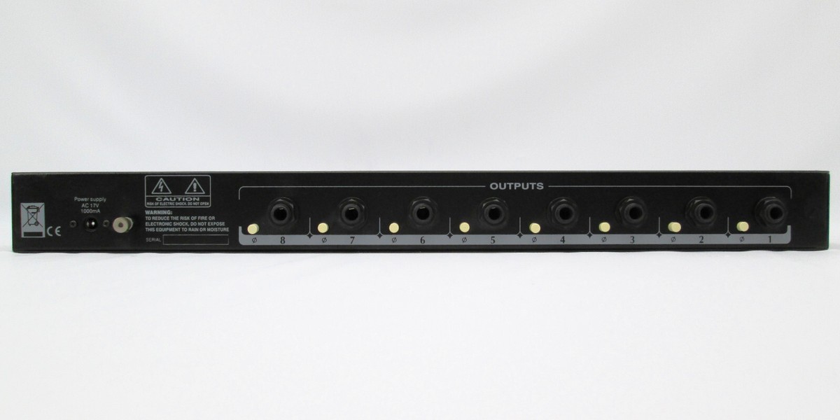 SM Pro Audio PR8E Eight-Channel Microphone Preamplifier Mic Preamp