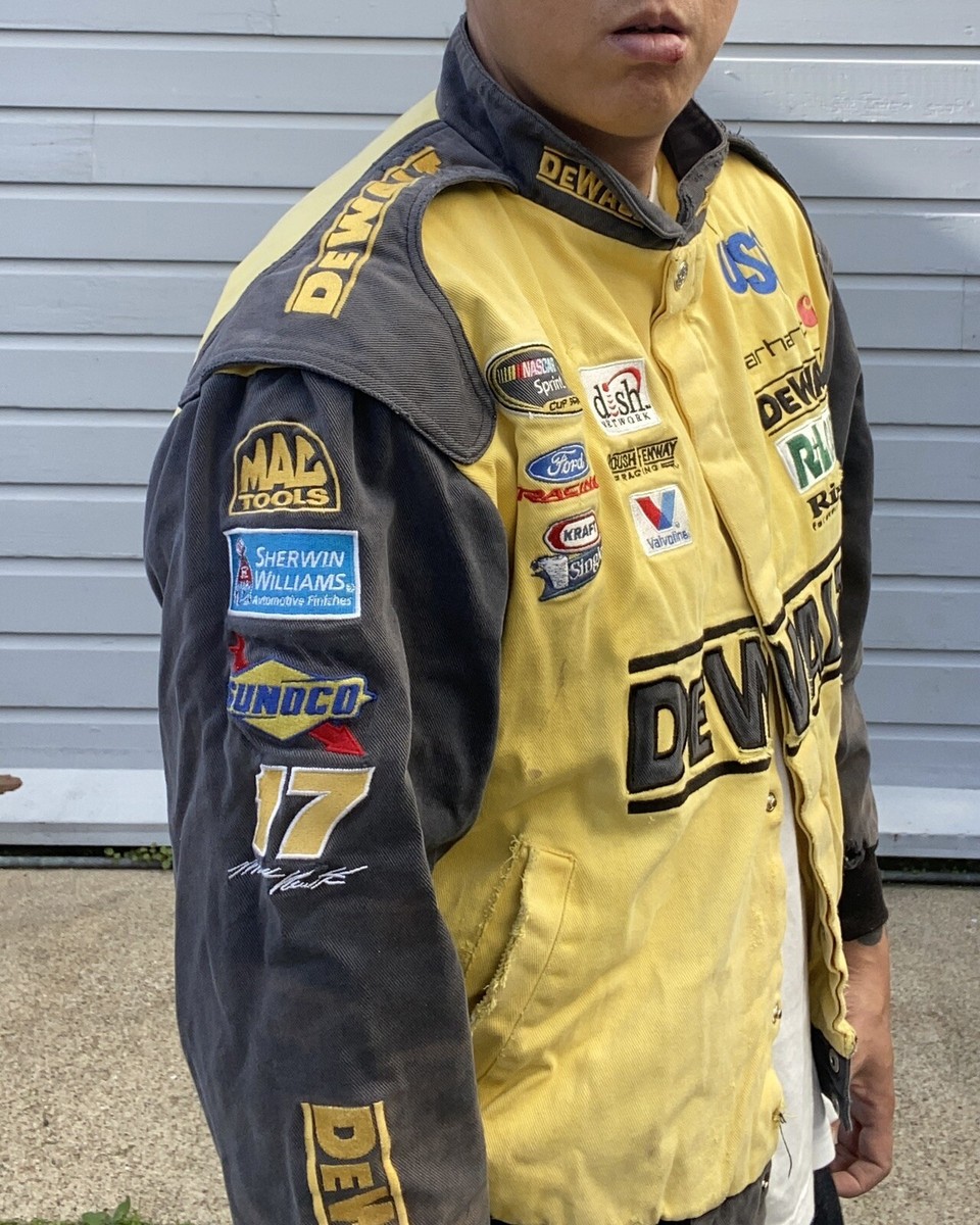 Matt Kenseth Vintage Y2k Nascar Dewalt Racing Jacket Size Large