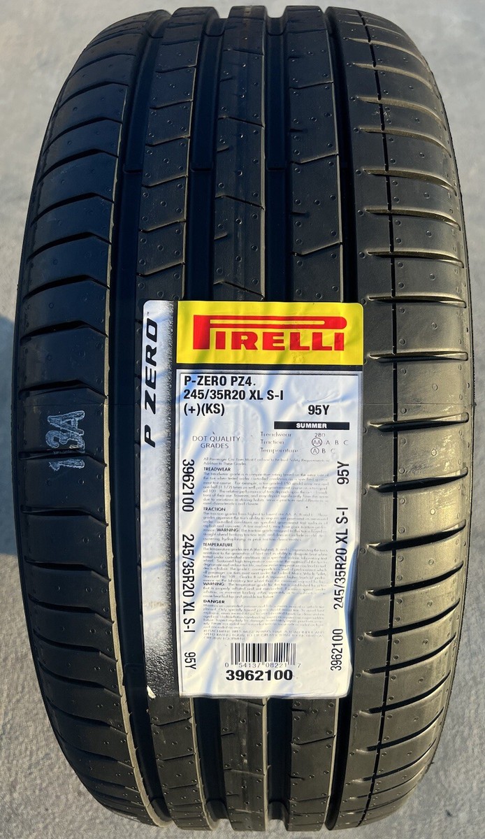 SET OF TWO 245/35R20 Pirelli P Zero PZ4 Sport Tires | 95Y | XL