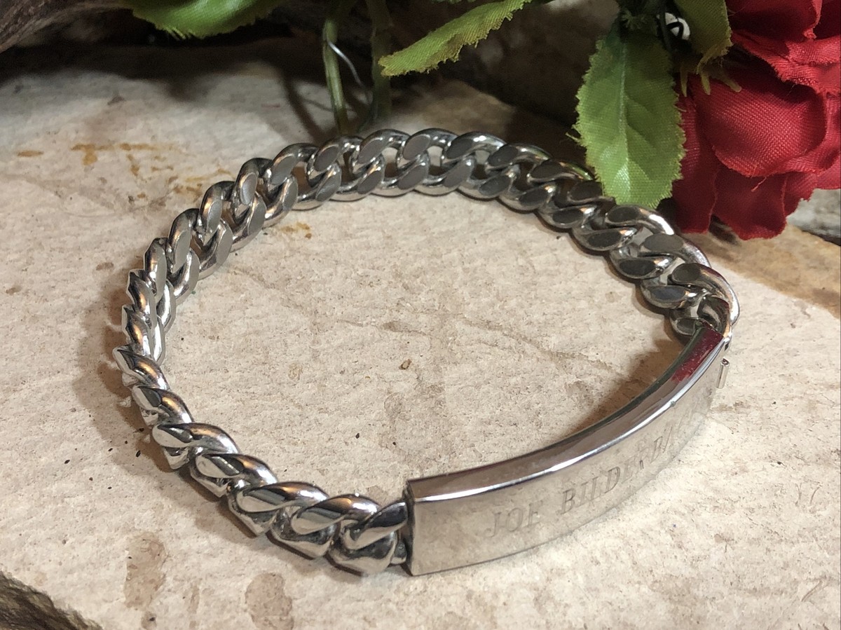 Vintage SPEIDEL 925 Sterling Chain & Shields JOE BILDERBACK Bar