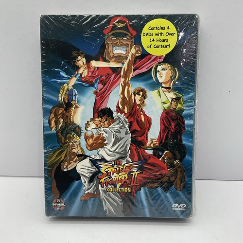 Street Fighter II V - The Collection (DVD, 2003, 4-Disc Set) for