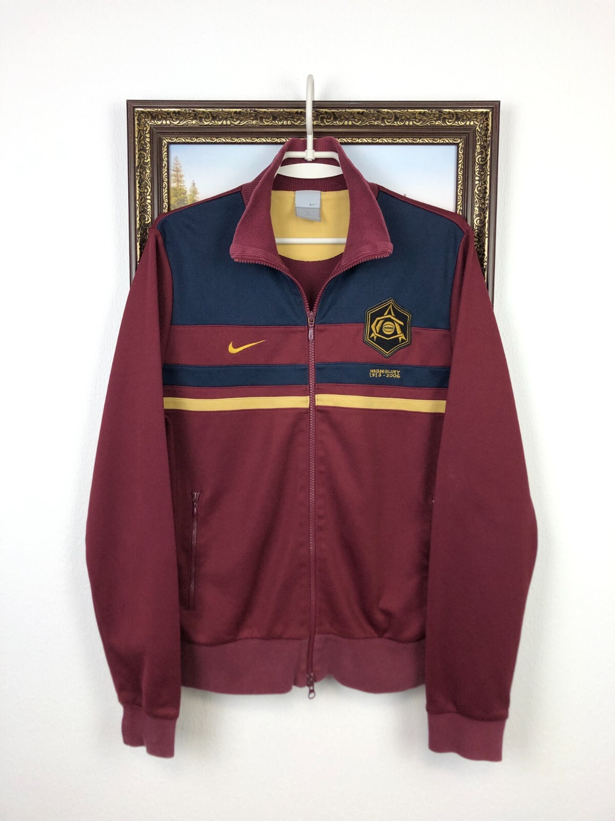 Vintage Nike Arsenal Highbury 1913 - 2006 Jacket Track Top