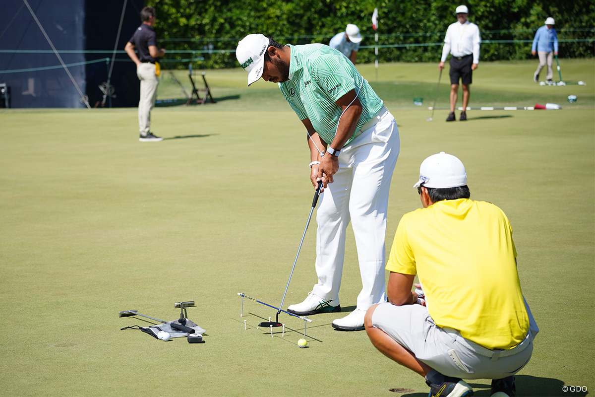 画像詳細 2023年 全米オープン 3日目 松山英樹 松山英樹パット復調へ