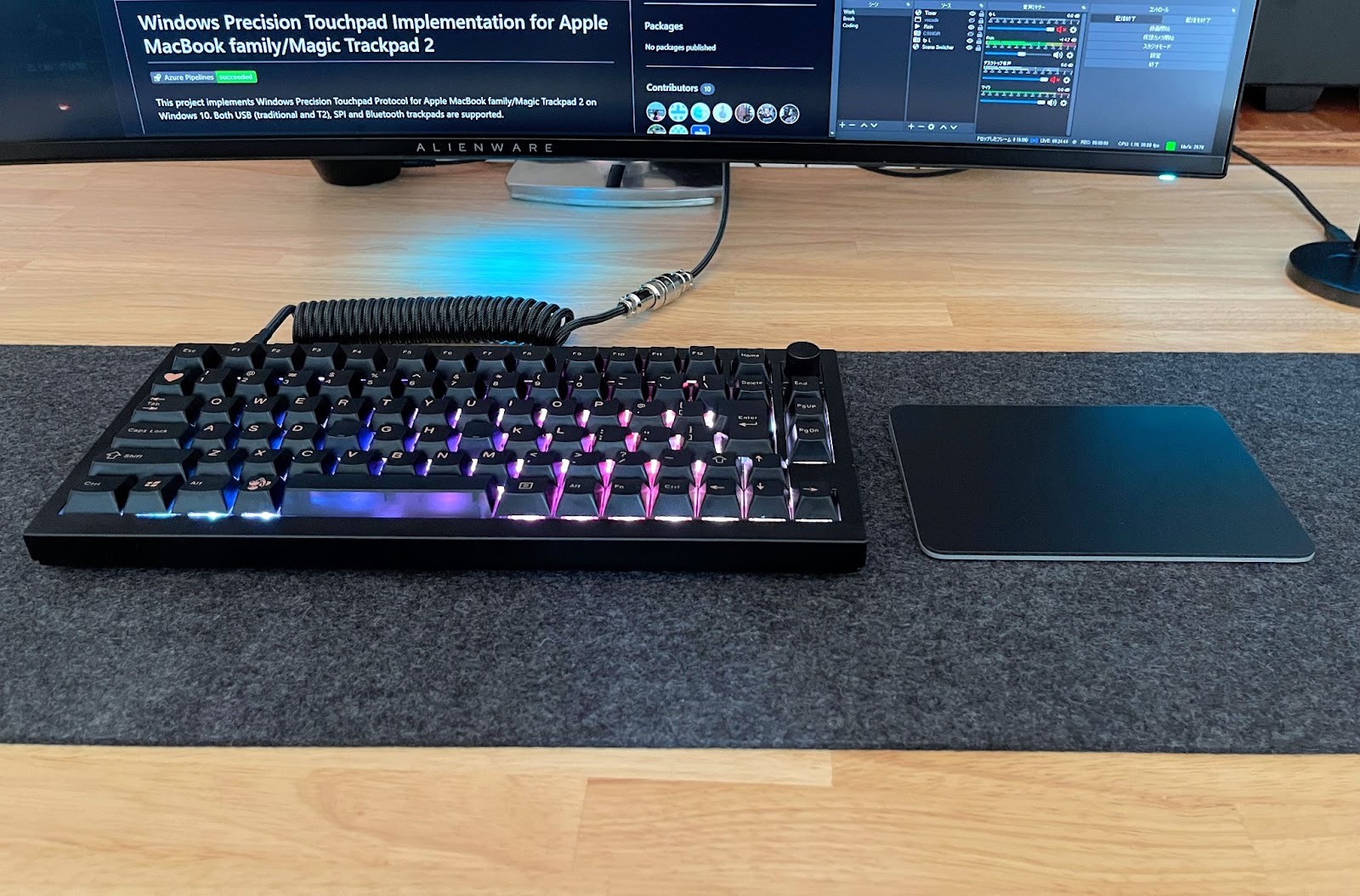 Windows10でMagic Trackpad 3