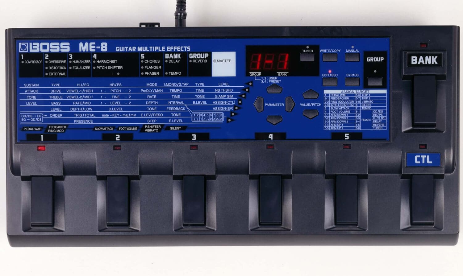 ツマミ操作のマルチエフェクター BOSS ME-90 レビュー!!【エレキギター